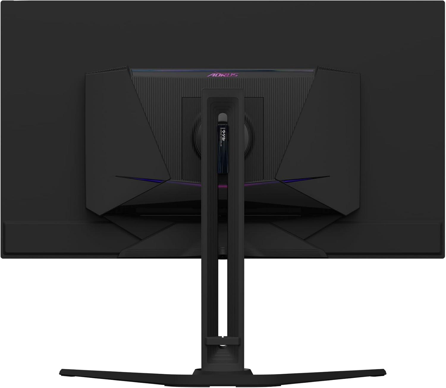 imageGIGABYTE AORUS FO32U232 QD OLED Gaming Monitor UHD 3840x2160240Hz 003ms GTG AMD FreeSync Premium Pro Type C KVM HDMI DP Type C Height Adjustable Black32 UHD