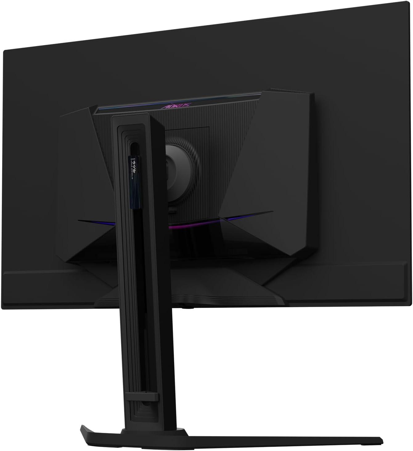 imageGIGABYTE AORUS FO32U232 QD OLED Gaming Monitor UHD 3840x2160240Hz 003ms GTG AMD FreeSync Premium Pro Type C KVM HDMI DP Type C Height Adjustable Black32 UHD