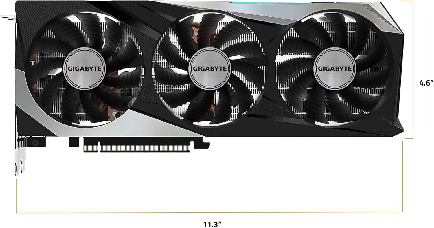 imageGIGABYTE AMD Radeon RX 6800 XT Gaming OC 16G Graphics Card 16GB of GDDR6 Memory Powered by AMD RDNA 2 HDMI 21 WINDFORCE 3X Cooling System GVR68XTGAMING OC16GD