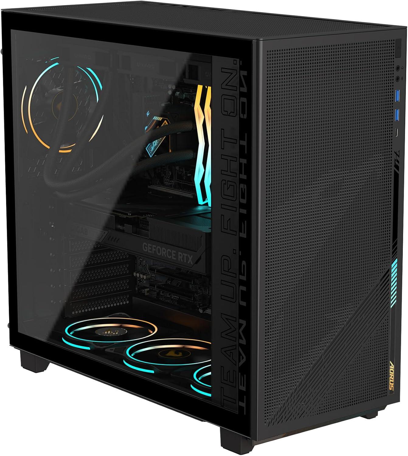 imageGIGABYTE AORUS Gaming Desktop PC AMD Ryzen 7 9700X RTX 5070 Ti 32GB DDR5 2TB SSD Windows 11 AORUS Prime 5 AP5A7N7T5000