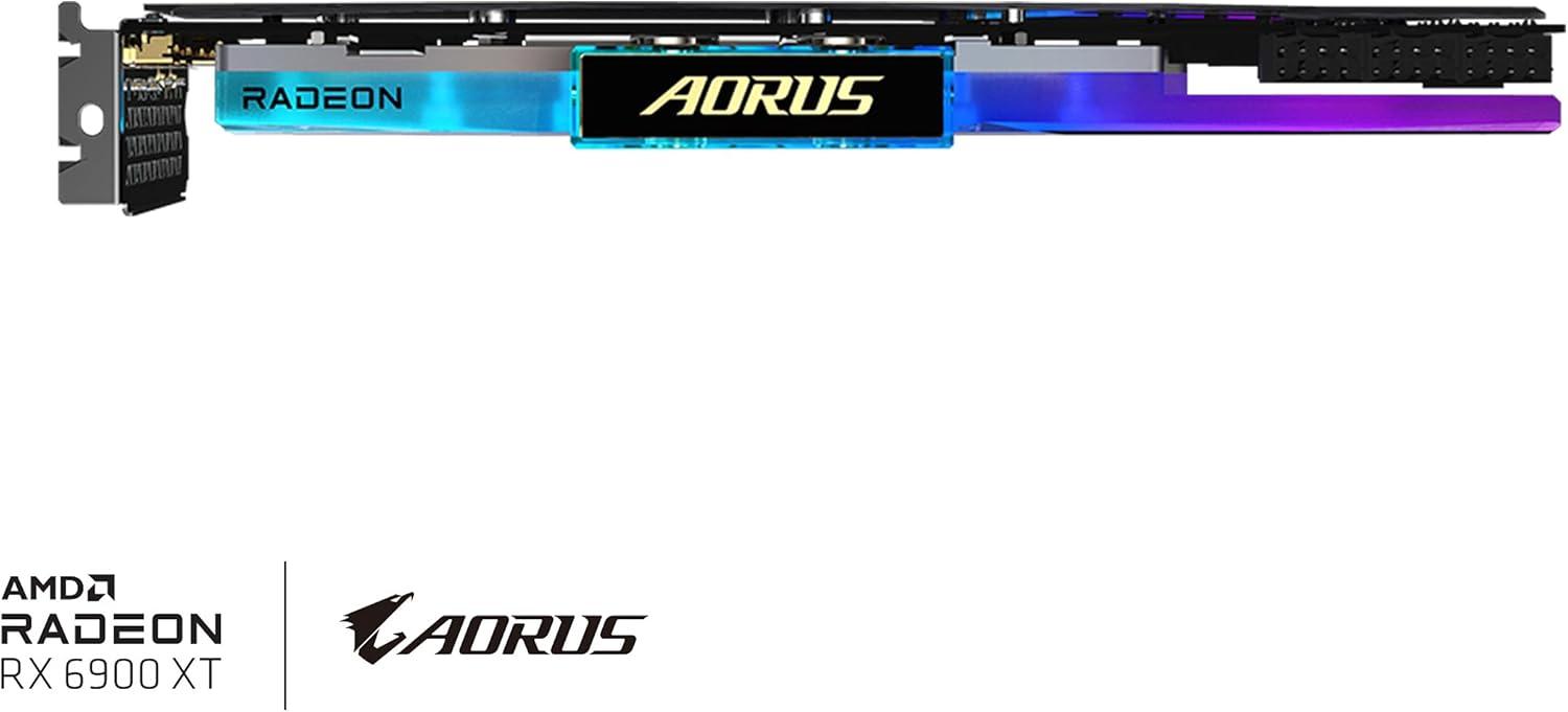 imageGIGABYTE AORUS Radeon RX 6900 XT Xtreme WATERFORCE WB 16G Graphics Card WATERFORCE Water Block Cooling System 16GB 256bit GDDR6 GVR69XTAORUSX WB16GD Video Card