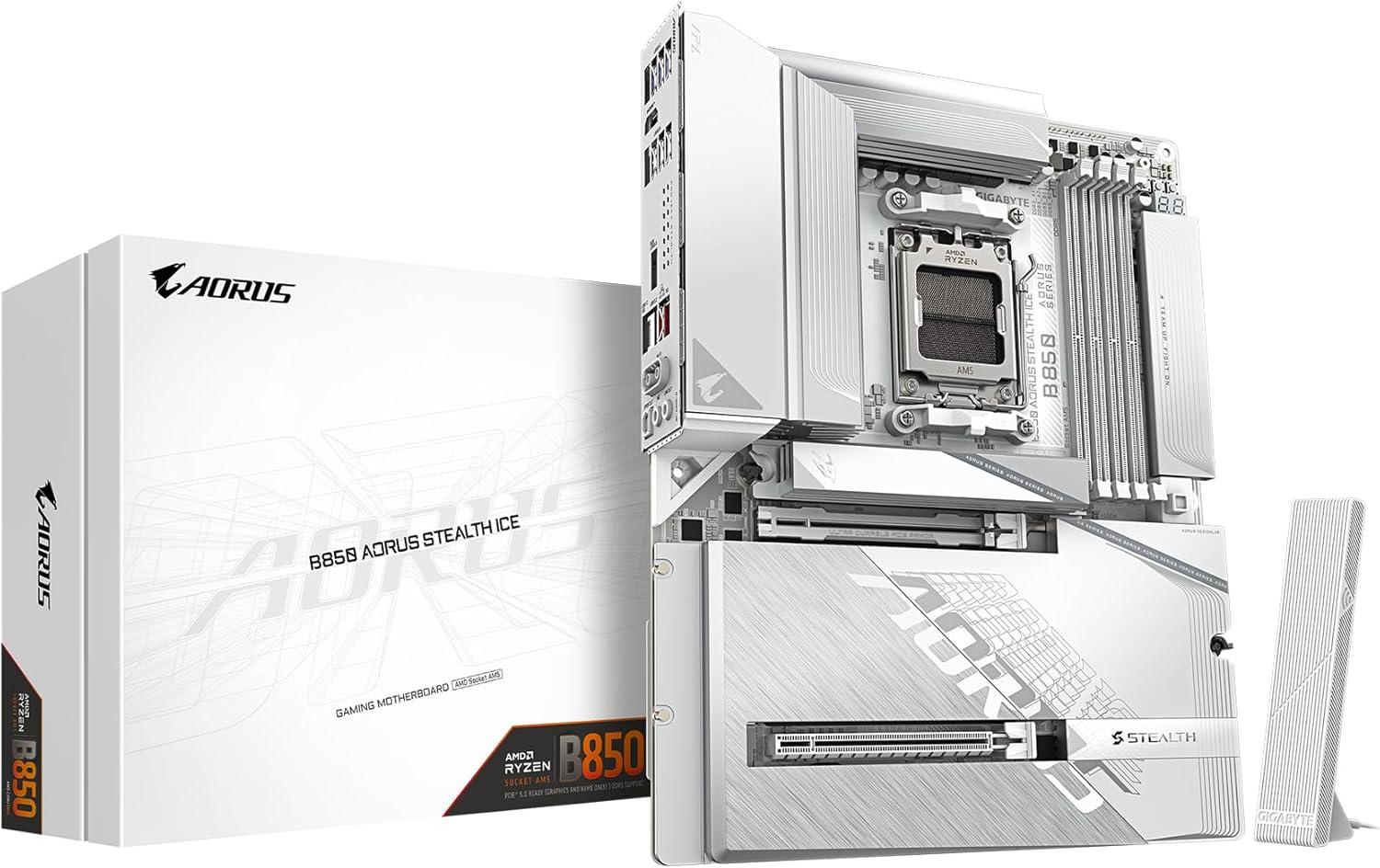 imageGIGABYTE B650 AORUS Elite AX AM5LGA 1718 AMD B650ATX 5Year WarrantyDDR5 M2 PCIe 50USB 32 Gen2X2 TypeCWiFi 6E25GbE LANQFlash PlusEZLatchGaming MotherboardATX