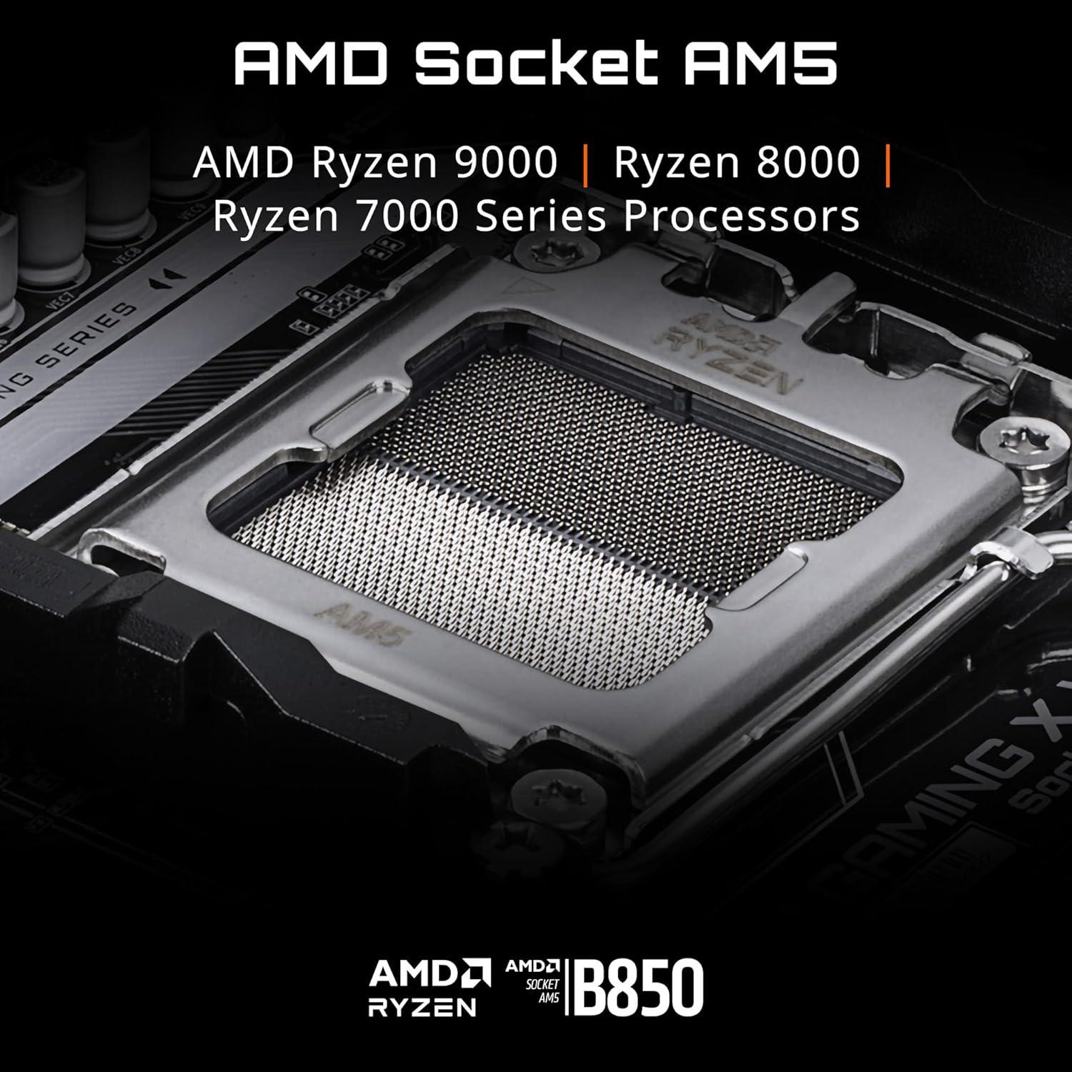 imageGIGABYTE B650M D3HP AM5 LGA 1718 AMD B650 Micro ATX 5Year Warranty DDR5 2X PCIe 40 M2 PCIe 40 USB 32 Gen2 TypeC 25GbE LANMotherboardmATX