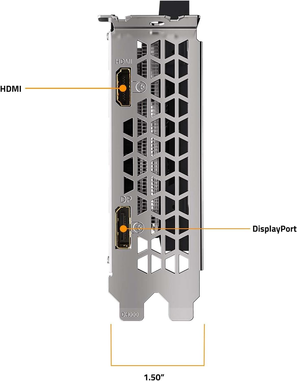 imageGIGABYTE Radeon RX 6500 XT Eagle 4G Graphics Card WINDFORCE 2X Cooling System 4GB 64bit GDDR6 GVR65XTEAGLE4GD Video Card