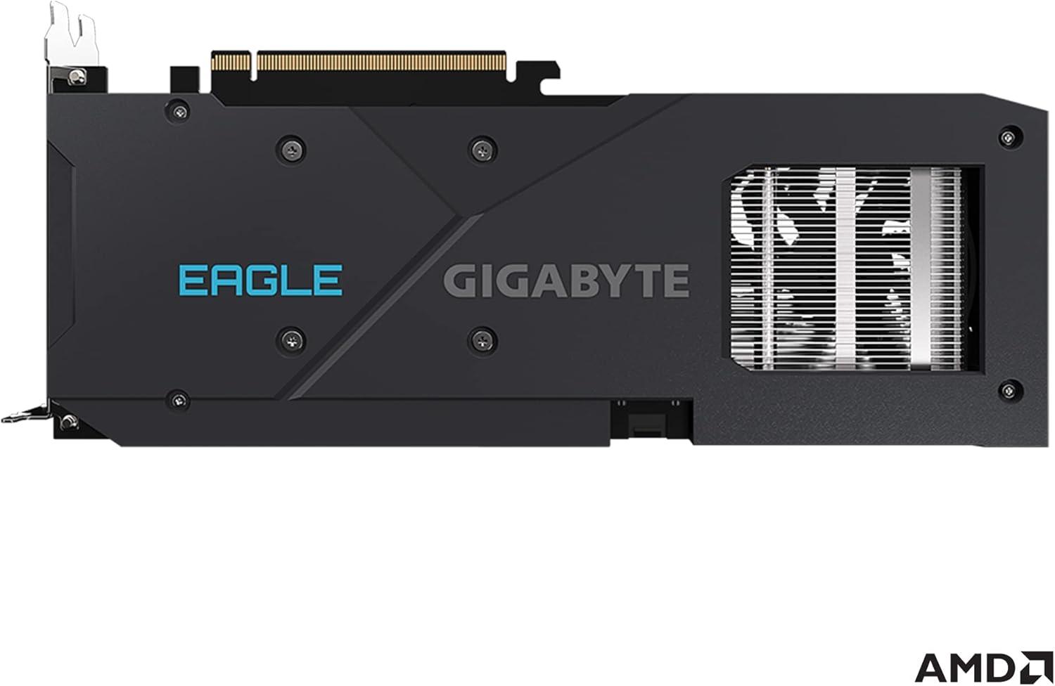 imageGIGABYTE Radeon RX 6600 Eagle 8G Graphics Card WINDFORCE 3X Cooling System 8GB 128bit GDDR6 GVR66EAGLE8GD Video Card