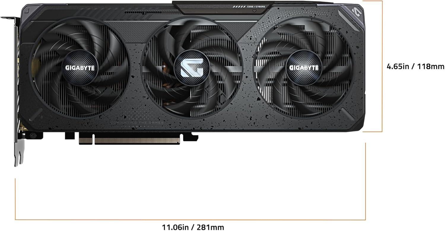 imageGIGABYTE Radeon RX 9060 XT Gaming OC 8G Graphics Card PCIe 50 8GB GDDR6 GVR9060XTGAMING OC8GD Video Card