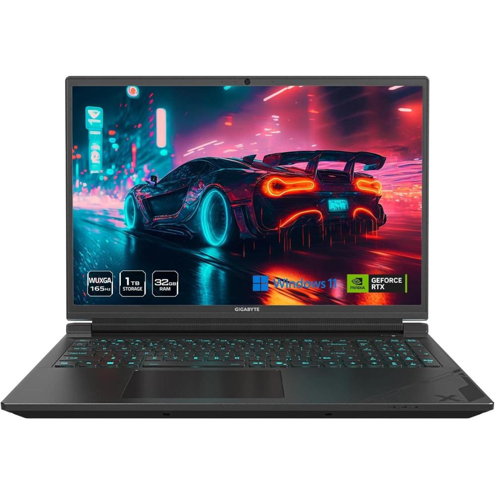 imageGIGABYTE  Gaming A16 PRO Gaming Laptop  165Hz 2560x1600 WQXGA  NVIDIA GeForce RTX 5080  Intel Core Ultra 7 240H  1TB SSD with 32GB LPDDR5X RAM  Windows 11 Home Gaming A16 PRO DYHG5USCC4SHIntel Core i713650HX