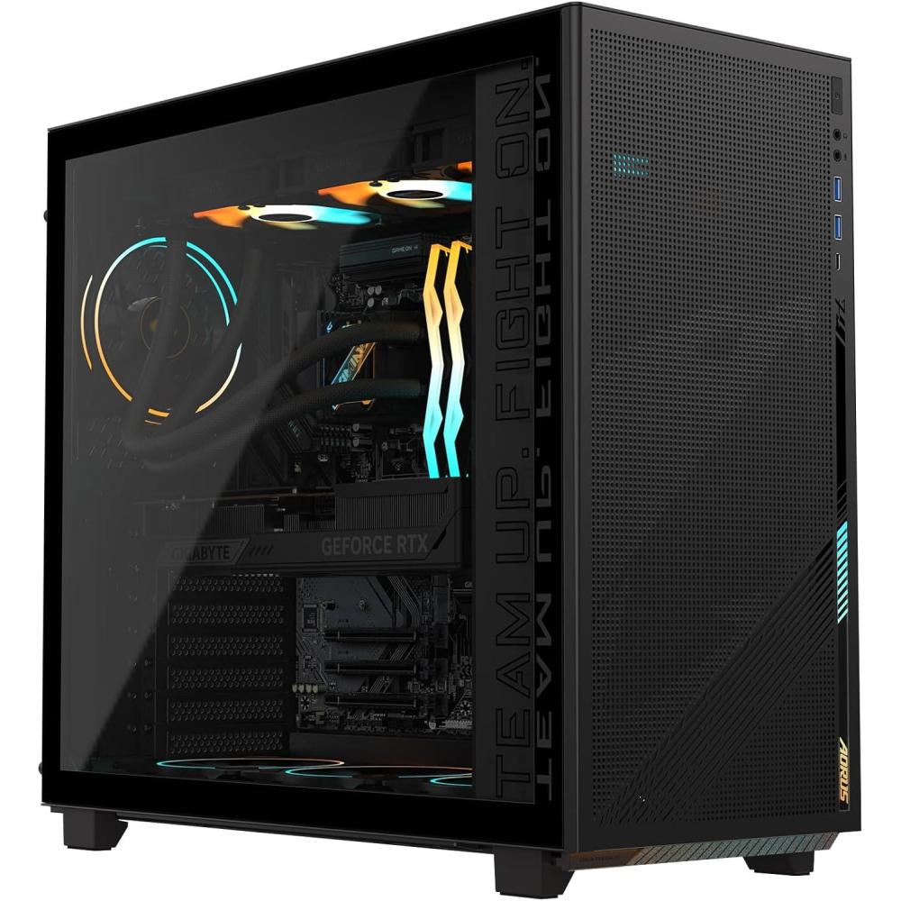 imageGIGABYTE AORUS Gaming Desktop PC AMD Ryzen 7 9700X RTX 5070 Ti 32GB DDR5 2TB SSD Windows 11 AORUS Prime 5 AP5A7N7T5000