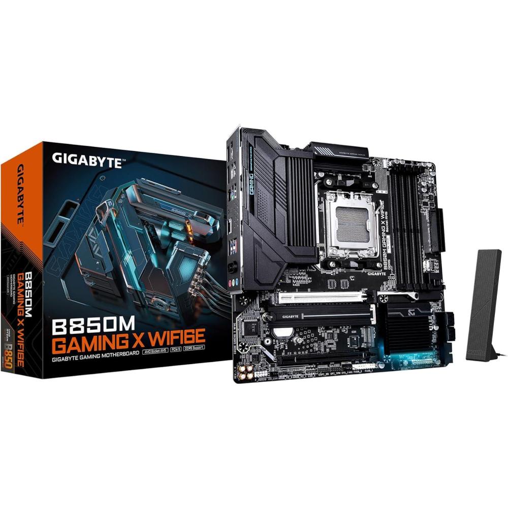 imageGIGABYTE B650 Gaming X AX V2 rev 10 AM5 LGA 1718 AMD B650 ATX DDR5 Triple M2 PCIe 50 USB 32 Gen2x2 TypeC AMD WiFi 6E Realtek 25GbE LANmATX