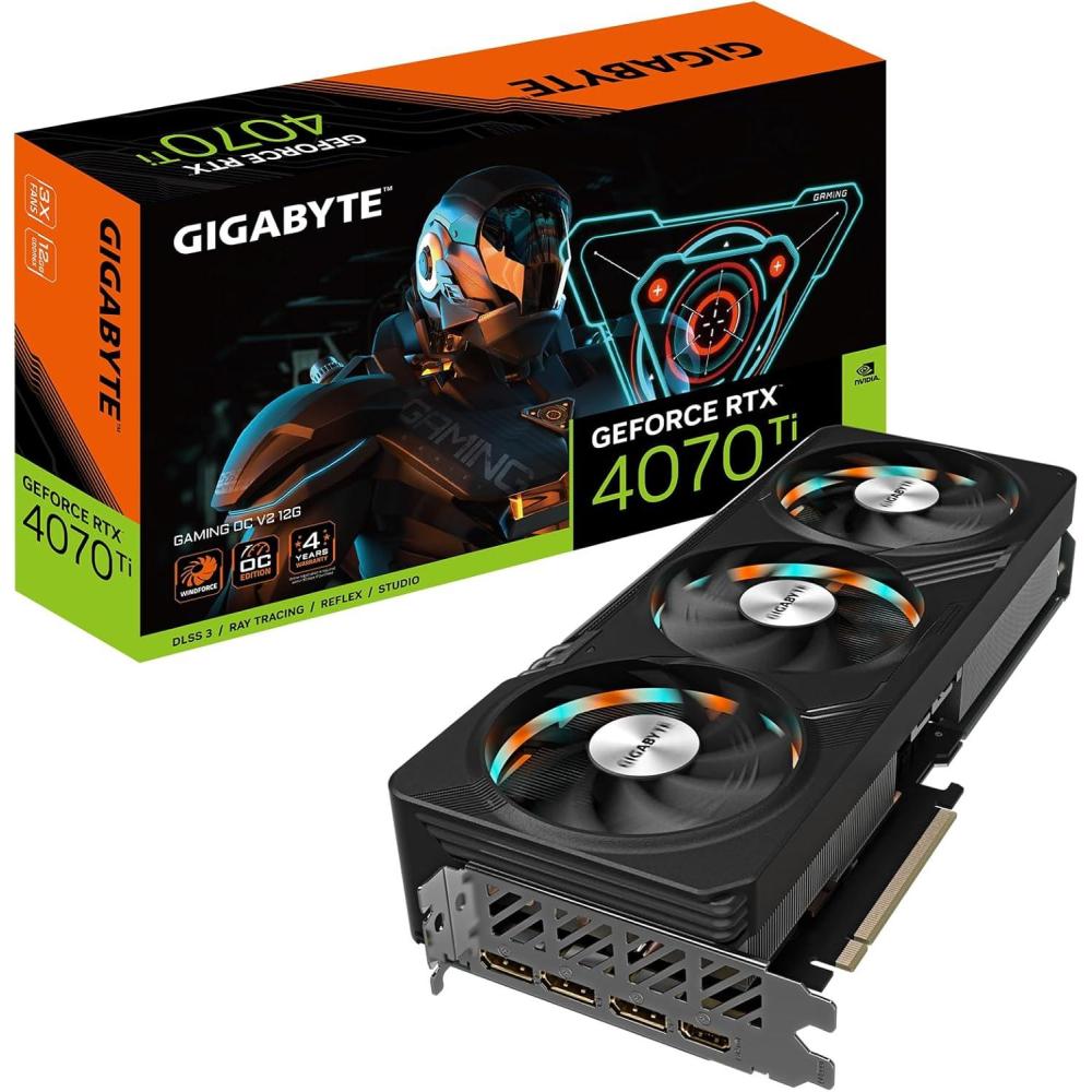 imageGIGABYTE GeForce RTX 5070 Ti WINDFORCE SFF 16G Graphics Card 16GB 256bit GDDR7 PCIe 50 WINDFORCE Cooling System GVN507TWF316GD Video CardGAMING