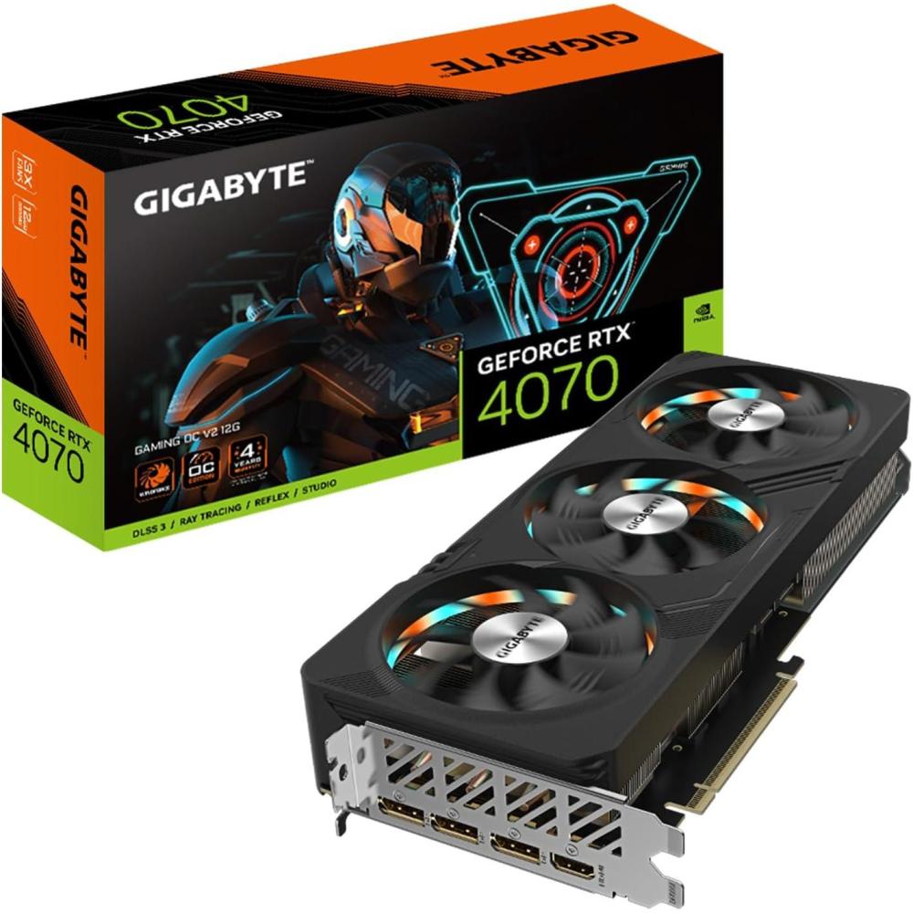 imageGIGABYTE GeForce RTX 5070 WINDFORCE OC SFF 12G Graphics Card 12GB 192bit GDDR7 PCIe 50 WINDFORCE Cooling System GVN5070WF3OC12GD Video CardGAMING