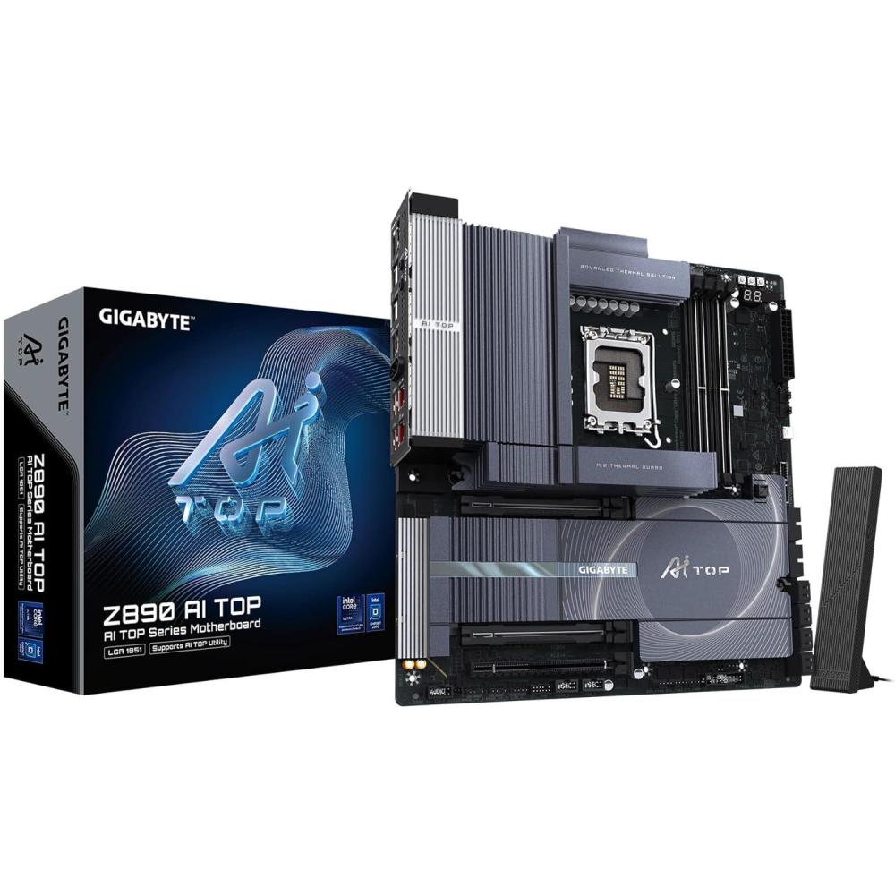 imageGIGABYTE Z790 AORUS Master X LGA 1700 Intel Z790 XEATX DDR5 5 M2 PCIe 50 USB 32 TypeCWiFi 7 10GbE LANQFlash PlusEZLatch PlusMotherboardZ890AITOPM2 x5WIFI7