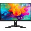 GIGABYTE M27Q X 27″ 240Hz 1440P KVM Gaming Monitor, 2560×1440 SS IPS Display, 1ms (MPRT) Response Time, 92% DCI-P3, 1x Display Port 1.4, 2X HDMI 2.0, 2X USB 3.0, 1x USB Type-C (M27Q X-SA)(27″ QHD 240Hz | IPS | Flat | Height & Tilt)