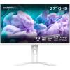 GIGABYTE M27Q X 27″ 240Hz 1440P KVM Gaming Monitor, 2560×1440 SS IPS Display, 1ms (MPRT) Response Time, 92% DCI-P3, 1x Display Port 1.4, 2X HDMI 2.0, 2X USB 3.0, 1x USB Type-C (M27Q X-SA)(27″ QHD 180Hz | IPS | Flat | ICE White)