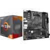 Micro Center AMD Ryzen 5 5500 Desktop Processor with GIGABYTE B550M K Motherboard (Micro-ATX, DDR4, Dual M.2, SATA 6Gb/s, PCIe 4.0)(AMD Ryzen 5 4500+GIGABYTE B550M K)