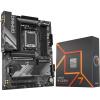 Micro Center AMD Ryzen 7 7800X3D CPU Processor with GIGABYTE B650 AORUS Elite AX ICE Motherboard (AM5, ATX, DDR5, Triple M.2, USB 3.2 Gen2X2 Type-C, WiFi 6E)(AMD Ryzen 7 7700X + Gigabyte B650 GAMING X AX V2)