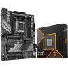 Micro Center AMD Ryzen 9 9950X CPU Processor with GIGABYTE X870 AORUS Elite WIFI7 ICE Motherboard (ATX, DDR5, PCIe 5.0, USB4, WIFI7)(AMD Ryzen 7 9700X+ Gigabyte B650 GAMING X AX V2)
