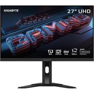 GIGABYTE – M27Q Advanced (US) – 27″ SS IPS Gaming Monitor – QHD 2560×1440-180Hz – 1ms MPRT – AMD FreeSync – Type C KVM – HDMI, DP, Type C – Height Adjustable – Black(27″ SS IPS UHD)