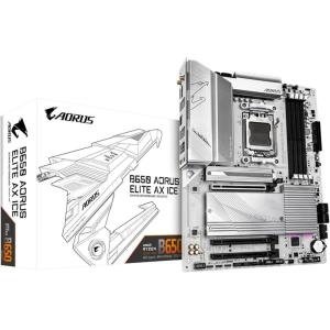 GIGABYTE B650 AORUS Elite AX (AM5/LGA 1718/ AMD B650/ATX/ 5-Year Warranty/DDR5/ M.2/ PCIe 5.0/USB 3.2 Gen2X2 Type-C/WiFi 6E/2.5GbE LAN/Q-Flash Plus/EZ-Latch/Gaming Motherboard)(ATX)