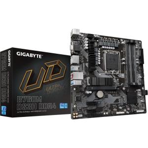 GIGABYTE B760 DS3H AX (rev. 1.x) LGA 1700 Intel B760 ATX Motherboard with DDR5, 2* M.2, PCIe 4.0, USB 3.2 Gen 2 Type-C, WiFi 6E Realtek GbE LAN, Q-Flash Plus, PCIe EZ-Latch(B760M|D|M.2 x2|Non-WIFI|DDR4)
