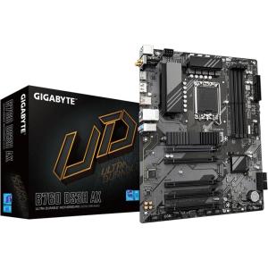 GIGABYTE B760 DS3H AX (rev. 1.x) LGA 1700 Intel B760 ATX Motherboard with DDR5, 2* M.2, PCIe 4.0, USB 3.2 Gen 2 Type-C, WiFi 6E Realtek GbE LAN, Q-Flash Plus, PCIe EZ-Latch(B760|D|M.2 x2|WIFI6)