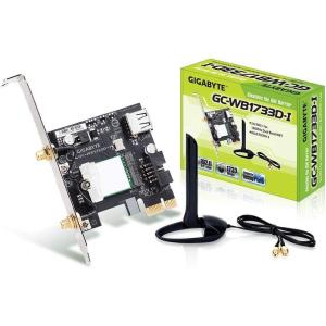 GIGABYTE GC-WB1733D-I (Bluetooth 5/Wireless AC 9260/160MHz Dual Band WiFi/Expansion Card)(GC-WB1733D-I Dual Band Bluetooth Wifi Card)