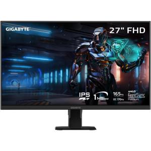GIGABYTE GS27F 27″ 165Hz 1080P Gaming Monitor, 1920 x 1080 SS IPS Display, 1ms (MPRT) Response Time, HDR Ready, FreeSync Premium, 1x Display Port 1.4, 2X HDMI 2.0 (GS27F US)(27″ FHD 165Hz | IPS | Flat | Tilt)