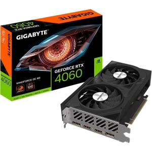 GIGABYTE GeForce RTX 5060 WINDFORCE OC 8G Graphics Card, 8GB 128-bit GDDR7, PCIe 5.0, WINDFORCE Cooling System, GV-N5060WF2OC-8GD Video Card(WINDFORCE)