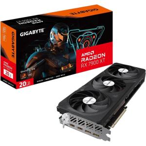 GIGABYTE Radeon RX 7900 XT Gaming OC 20G Graphics Card, 3X WINDFORCE Fans, 20GB 320-bit GDDR6, GV-R79XTGAMING OC-20GD Video Card
