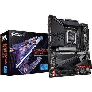 GIGABYTE Z790M AORUS Elite AX ICE LGA 1700 Intel Z790 M-ATX Motherboard with DDR5, Triple M.2, PCIe 5.0, USB 3.2 Gen2X2 Type-C, Intel Wi-Fi 6E, 2.5GbE LAN, Q-Flash Plus, EZ-Latch Plus(Z790|AE|M.2 x4|WIFI6)