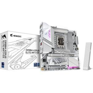 GIGABYTE Z790M AORUS Elite AX ICE LGA 1700 Intel Z790 M-ATX Motherboard with DDR5, Triple M.2, PCIe 5.0, USB 3.2 Gen2X2 Type-C, Intel Wi-Fi 6E, 2.5GbE LAN, Q-Flash Plus, EZ-Latch Plus(Z890M|AE|ICE|M.2 x3|WIFI7)