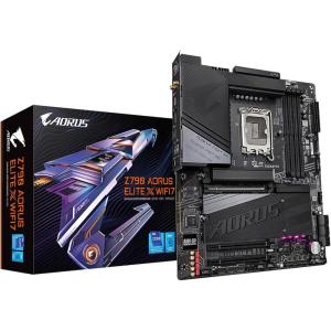 GIGABYTE Z790M AORUS Elite AX ICE LGA 1700 Intel Z790 M-ATX Motherboard with DDR5, Triple M.2, PCIe 5.0, USB 3.2 Gen2X2 Type-C, Intel Wi-Fi 6E, 2.5GbE LAN, Q-Flash Plus, EZ-Latch Plus(Z790|AE|M.2 x4|WIFI7)