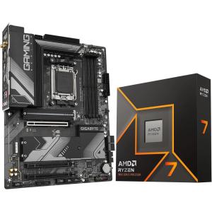 Micro Center AMD Ryzen 9 9950X CPU Processor with GIGABYTE X870 AORUS Elite WIFI7 ICE Motherboard (ATX, DDR5, PCIe 5.0, USB4, WIFI7)(AMD Ryzen 7 9700X+ Gigabyte B650 GAMING X AX V2)