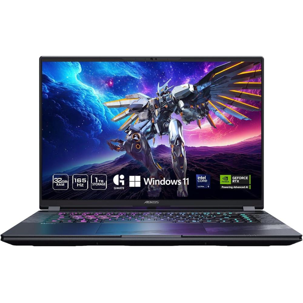 imageGIGABYTE  AORUS 16X 2024 Gaming Laptop  165Hz 2560x1600 WQXGA  NVIDIA GeForce RTX 4070  Intel i714650HX  1TB SSD with 32GB DDR5 RAM  Windows 11 Home AD AORUS 16X ASG53USC64SHIntel Core Ultra 9 275HX  RTX 5070