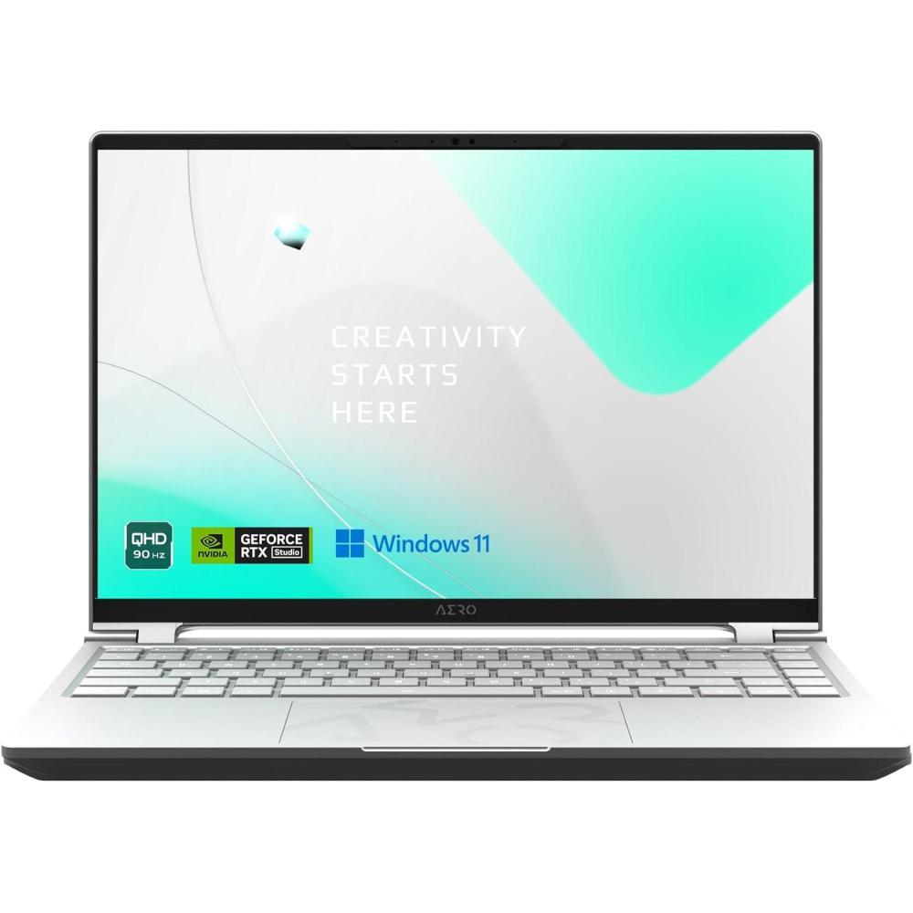 imageGIGABYTE AERO 14 OLED  140quot 1610 28K QHD 2880x1800 90Hz OLED  NVIDIA GForce RTX 4050 GPU 6GB GDDR6  Intel Core i512500H  16GB DDR5 RAM  1TB SSD  Windows 11 Home AERO 14 OLED 9MFE2USBB4SHIntel Core i512450H  RTX 4050