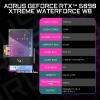 GIGABYTE AORUS GeForce RTX 5090 Xtreme WATERFORCE WB 32G Graphics Card, WATERFORCE Water Block Cooling System, 32GB 512-bit GDDR7, GV-N5090AORUSX WB-32GD Video Card