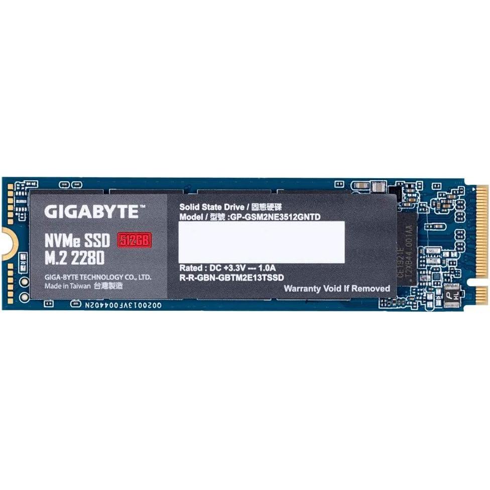 imageGIGABYTE NVMe 13 M2 PCIe 30x4 512GB SSD GPGSM2NE3512GNTD