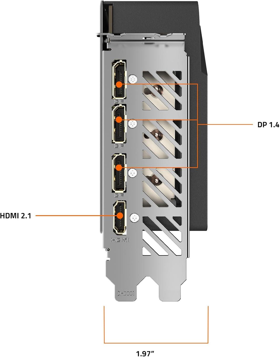imageGIGABYTE GeForce RTX 4070 Super Eagle OC 12G Graphics Card 3X WINDFORCE Fans 12GB 192bit GDDR6X GVN407SEAGLE OC12GD Video Card