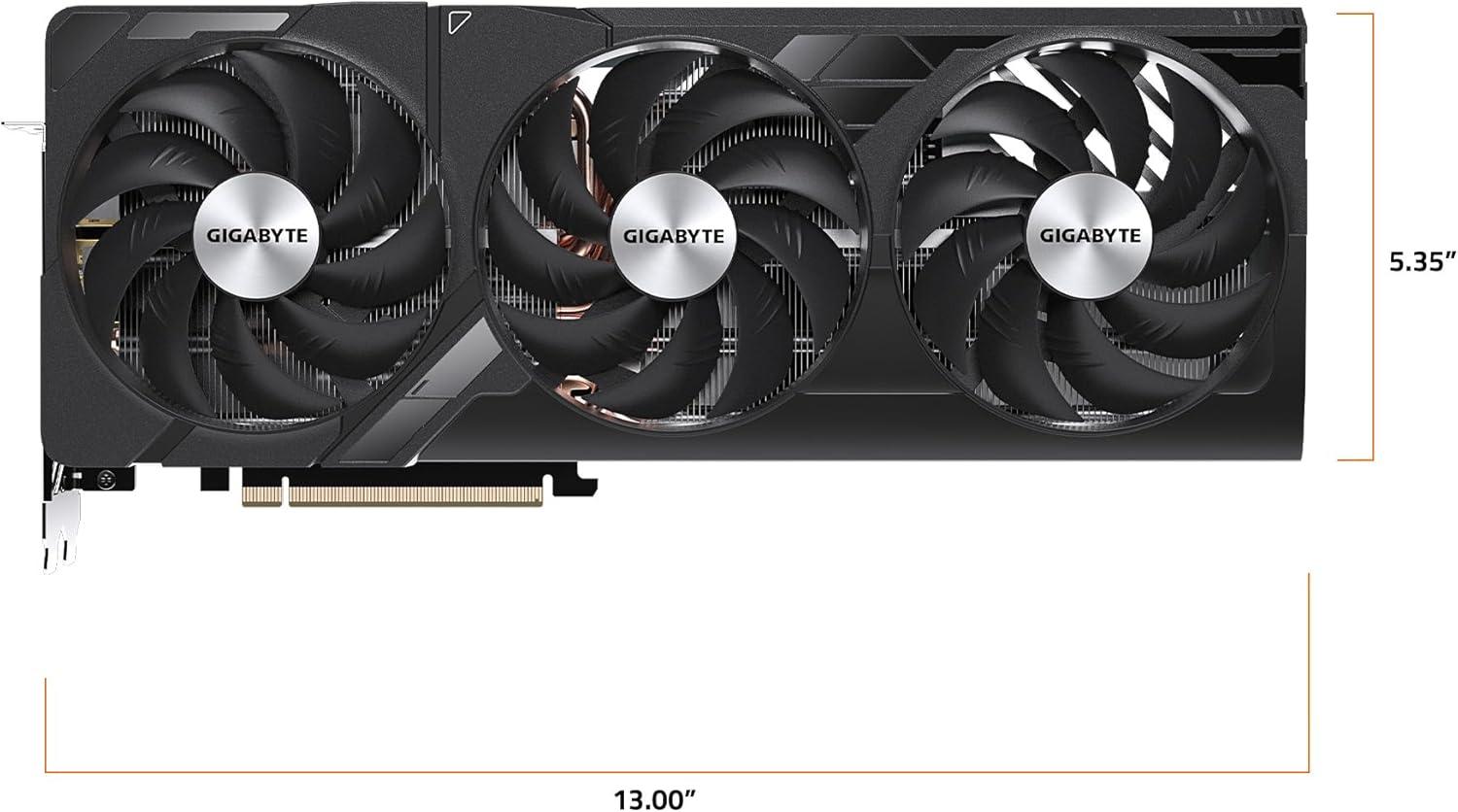 imageGIGABYTE GeForce RTX 4080 Super WINDFORCE V2 16G Graphics Card 3X WINDFORCE Fans 16GB 256bit GDDR6X GVN408SWF3V216GD Video Card