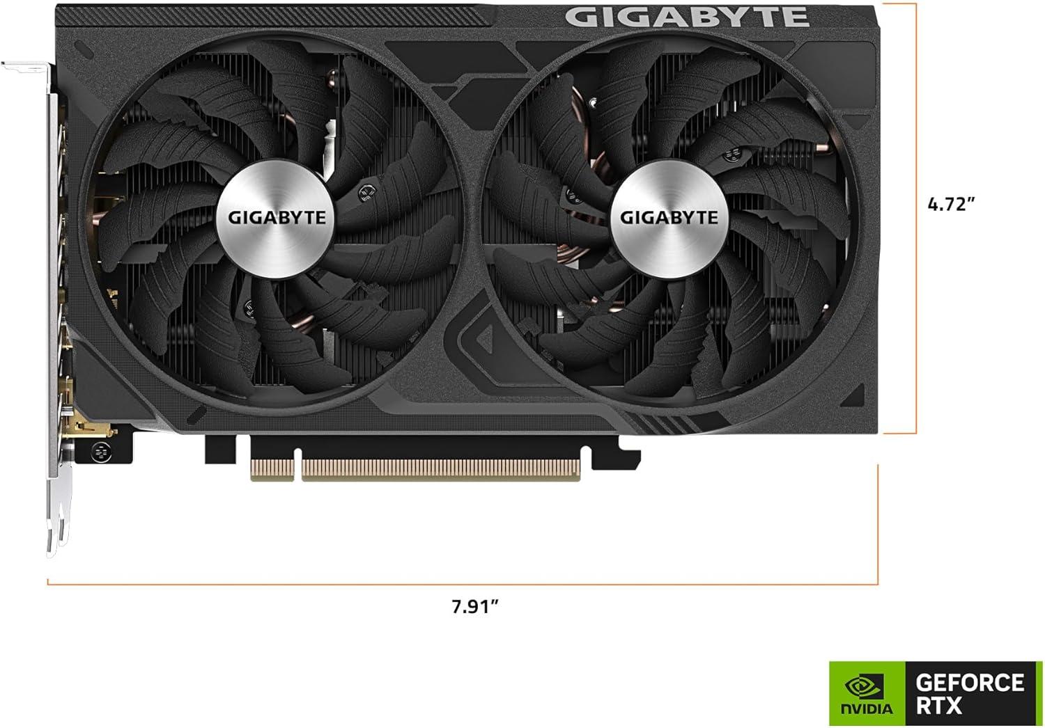 imageGIGABYTE GeForce RTX 5060 Ti WINDFORCE OC 16G Graphics Card 16GB 128bit GDDR7 PCIe 50 WINDFORCE Cooling System GVN506TWF2OC16GD Video CardWINDFORCE