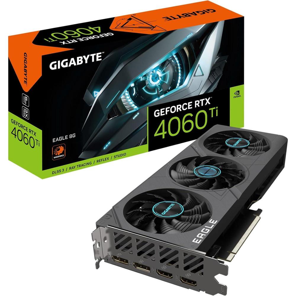 imageGIGABYTE GeForce RTX 5060 Ti WINDFORCE OC 8G Graphics Card 8GB 128bit GDDR7 PCIe 50 WINDFORCE Cooling System GVN506TWF2OC8GD Video CardEAGLE