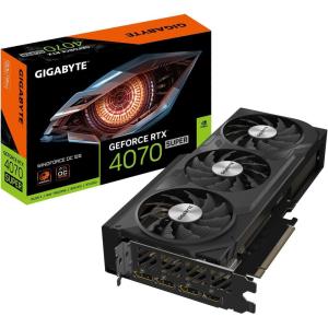 GIGABYTE GeForce RTX 4070 Super WINDFORCE OC 12G Graphics Card, 3X WINDFORCE Fans, 12GB 192-bit GDDR6X, GV-N407SWF3OC-12GD Video Card