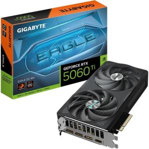 GIGABYTE GeForce RTX 5060 Ti WINDFORCE OC 16G Graphics Card, 16GB 128-bit GDDR7, PCIe 5.0, WINDFORCE Cooling System, GV-N506TWF2OC-16GD Video Card(EAGLE)