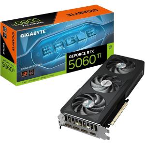 GIGABYTE GeForce RTX 5060 Ti WINDFORCE OC 16G Graphics Card, 16GB 128-bit GDDR7, PCIe 5.0, WINDFORCE Cooling System, GV-N506TWF2OC-16GD Video Card(EAGLE MAX)