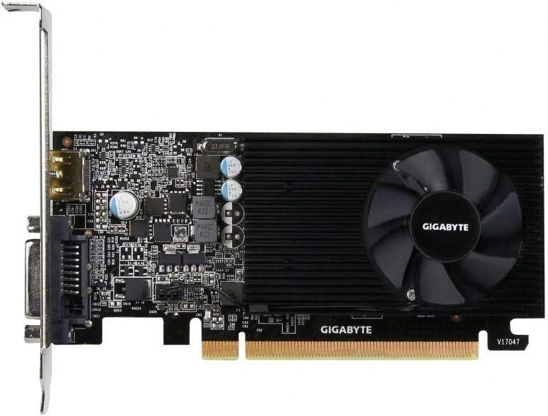 imageGIGABYTE GVN1030D42GL GeForce GT 1030 Low Profile D4 2G Computer Graphics Card
