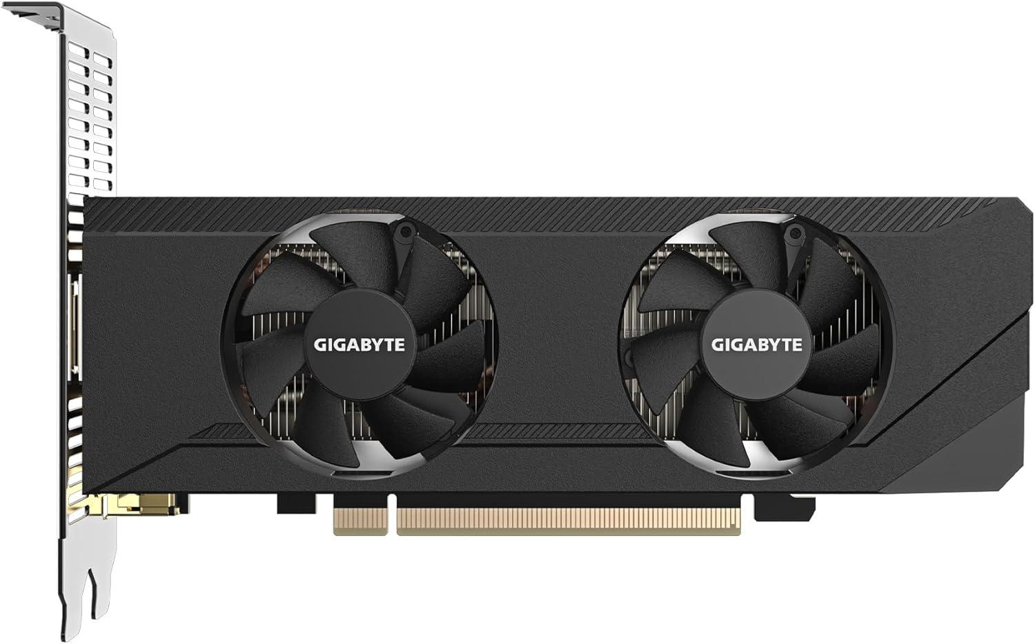imageGIGABYTE GeForce RTX 3050 OC Low Profile 6G Graphics Card 2X WINDFORCE Fans 6GB GDDR6 96bit GDDR6 GVN3050OC6GL Video Card