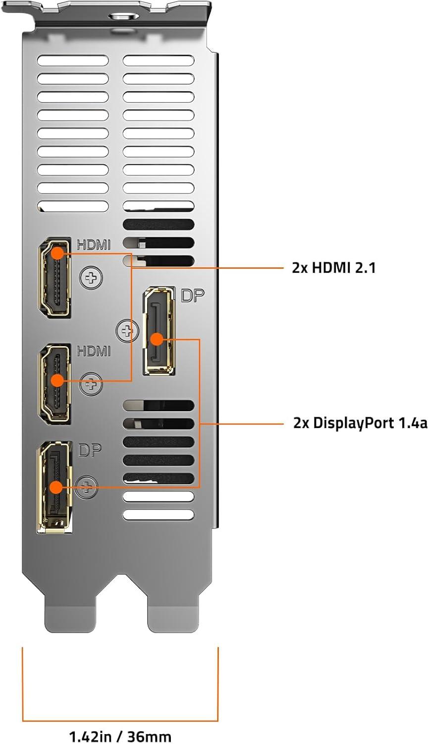 imageGIGABYTE GeForce RTX 3050 OC Low Profile 6G Graphics Card 2X WINDFORCE Fans 6GB GDDR6 96bit GDDR6 GVN3050OC6GL Video Card