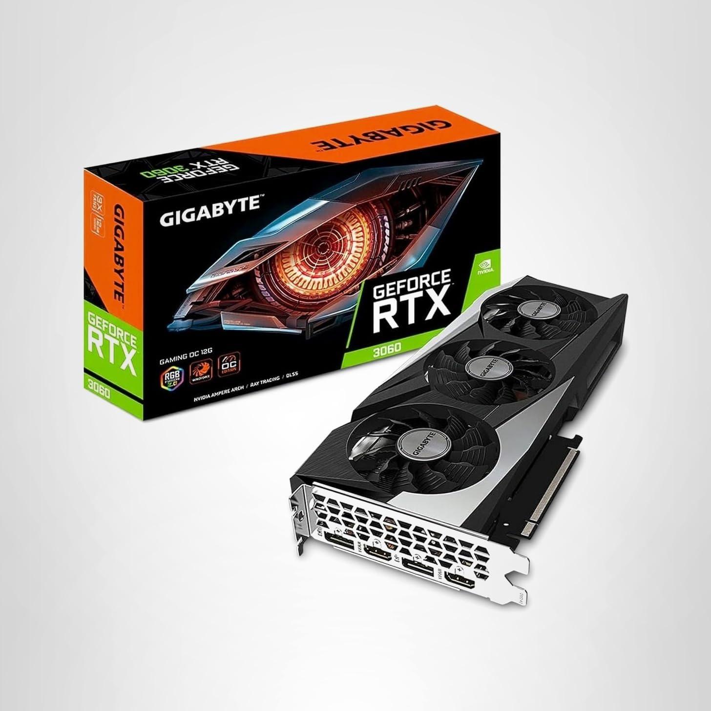 imageGIGABYTE GeForce RTX 3060 Gaming OC 12G REV20 Graphics Card 3X WINDFORCE Fans 12GB 192bit GDDR6 GVN3060GAMING OC12GD REV20 Video CardGAMING