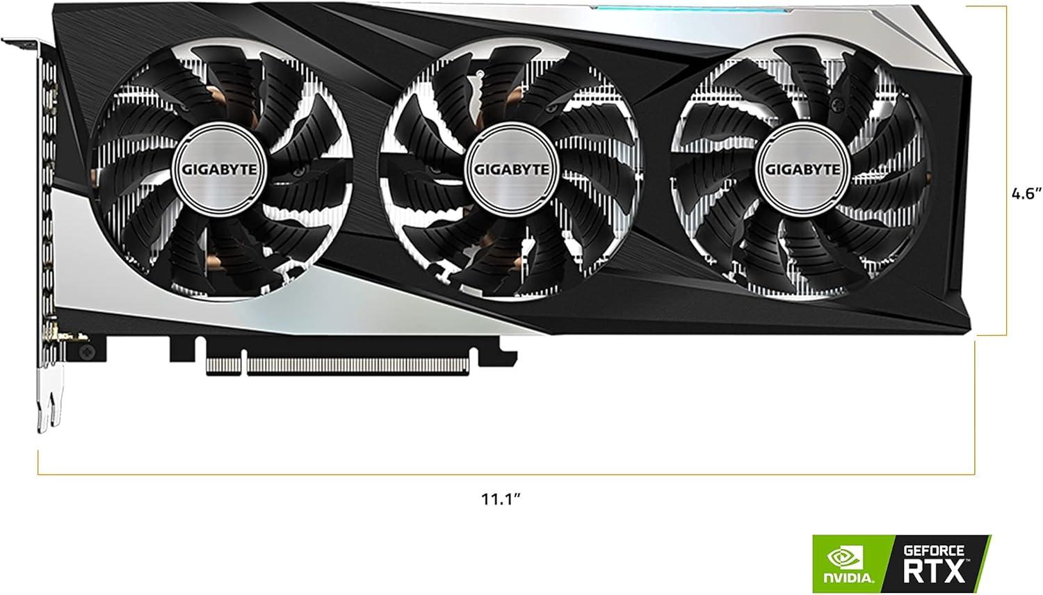 imageGIGABYTE GeForce RTX 3060 Gaming OC 12G REV20 Graphics Card 3X WINDFORCE Fans 12GB 192bit GDDR6 GVN3060GAMING OC12GD REV20 Video CardGAMING