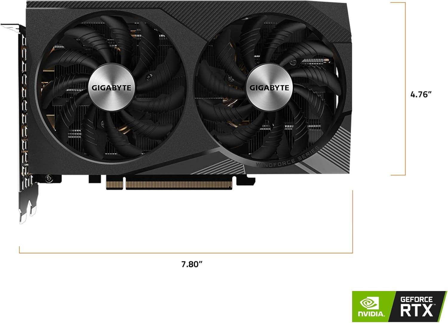 imageGIGABYTE GeForce RTX 3060 Gaming OC 12G REV20 Graphics Card 3X WINDFORCE Fans 12GB 192bit GDDR6 GVN3060GAMING OC12GD REV20 Video CardWINDFORCE